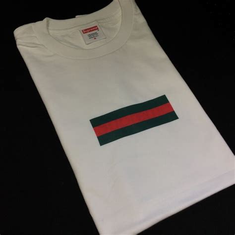 supreme gucci box logo tee replica|Supreme Gucci Box Logo Gifts & Merchandise for Sale.